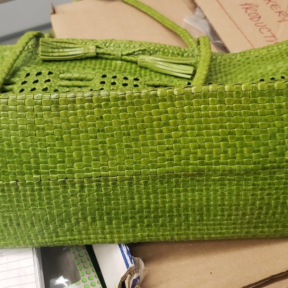 Fina Firenze Lime Green Tote Bag - Picture 8 of 10